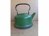 Enamelled teapot kettle, enamel container, USSR