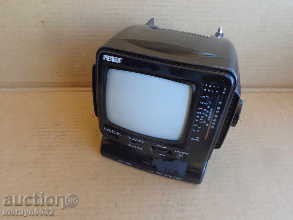 Old mini TV PRESIDENT TV