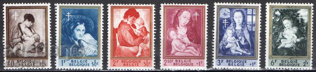 1961. Βέλγιο. Πίνακες από τη βελγική καλλιτέχνες.