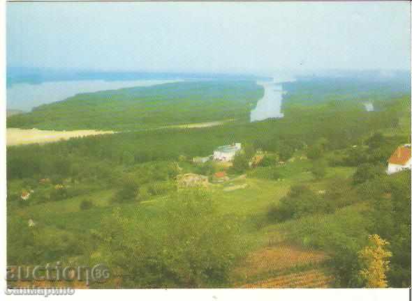 Καρτ ποστάλ Βουλγαρία Oryahovo και Δούναβη νησί «εσπεράντο» *