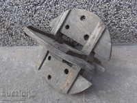 Wood wheel old mechanism piston sprocket
