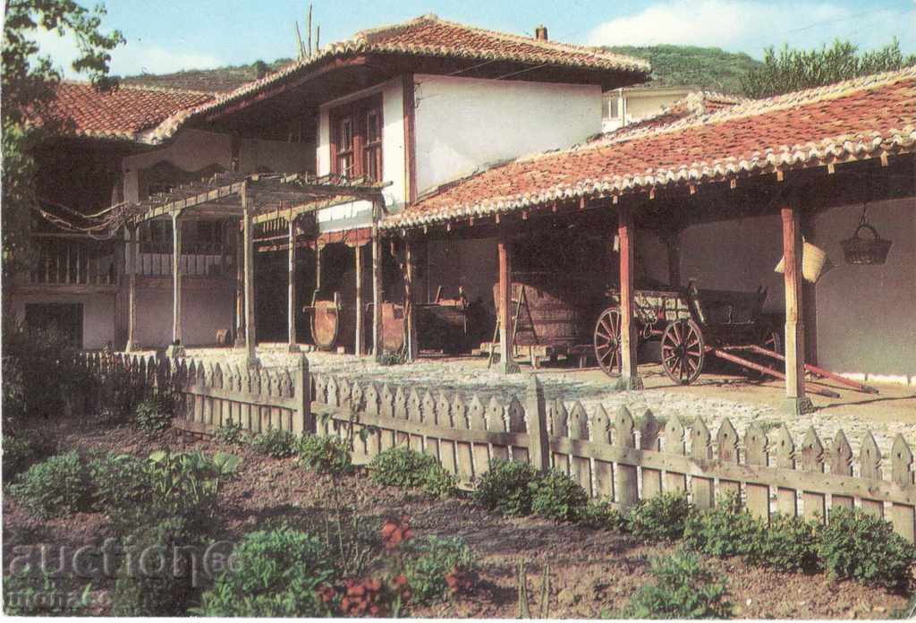 Old postcard - Sliven, house museum - the shed
