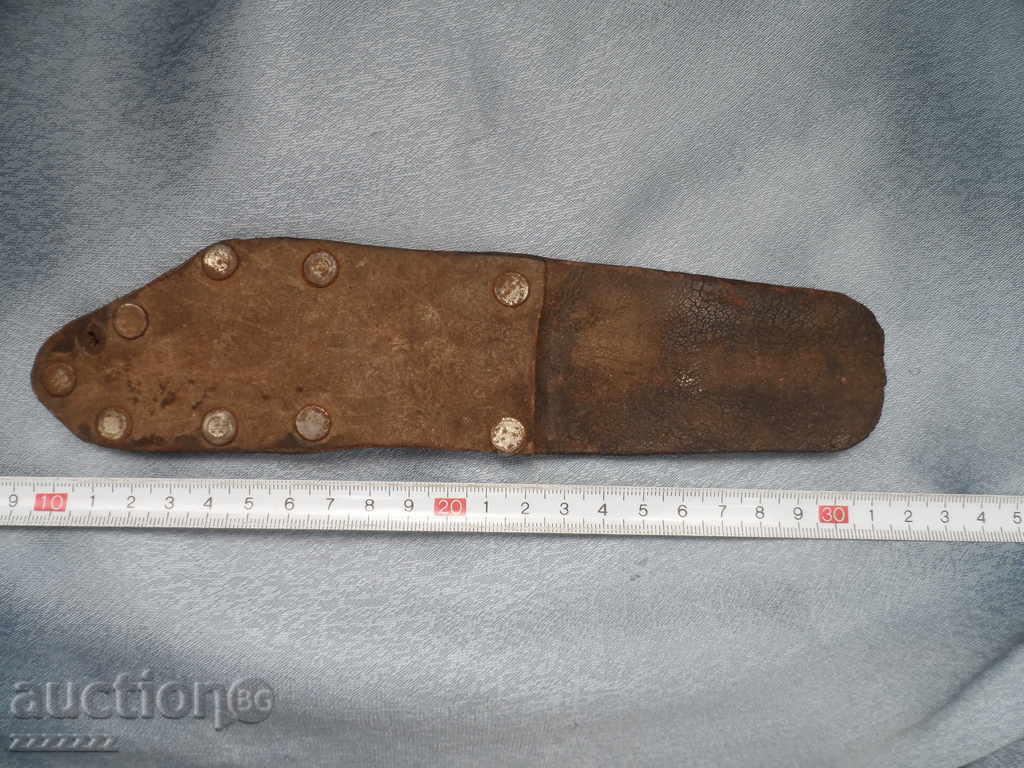 Auction  old leather cane