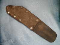 old leather cane