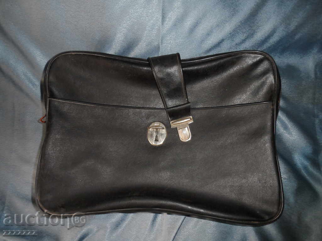 old leather briefcase - 6