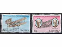 1978. Lesotho. 75 years of the Wright brothers' flight.