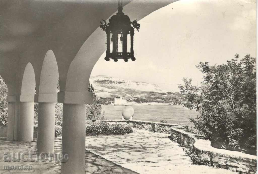 Παλιά καρτ-ποστάλ - Balchik γωνία του ανακτόρου