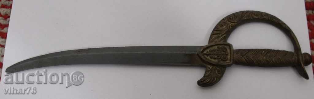 Delivery of an old-fashioned blade for letters Delivery of an old-fashioned blade for letters