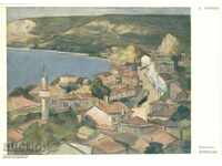 Antique postcard - Balchik, Dobrudja