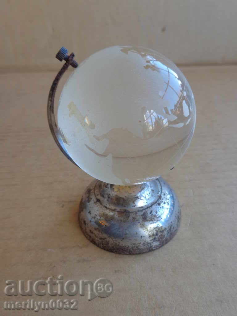 Παλιά Globe γυάλινη σφαίρα
