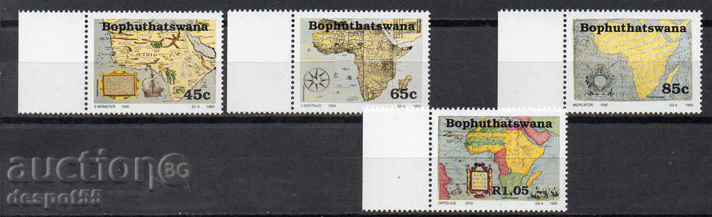 1993. Бопхутсвана. Стари карти.