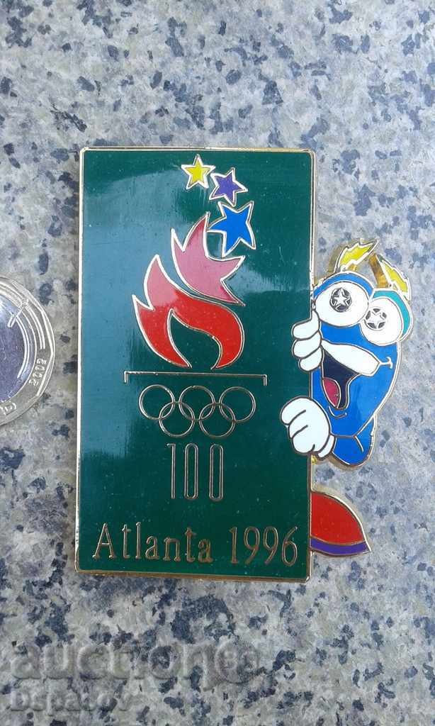 Pin Ολυμπιακούς Αγώνες του 1996 Ατλάντα σμάλτο
