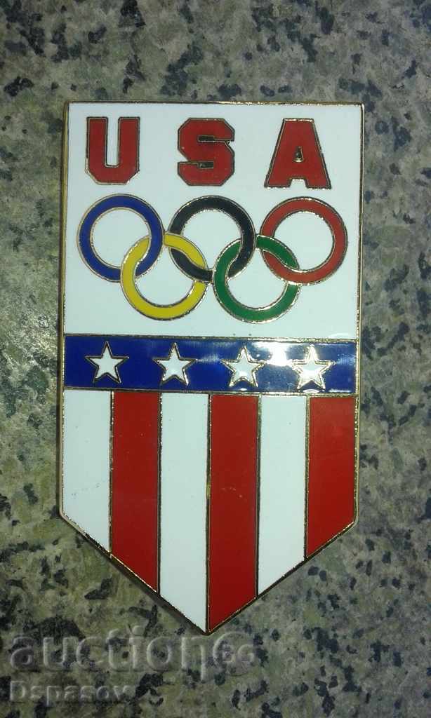 Олимпийска Значка Олимпийски Игри САЩ емайл