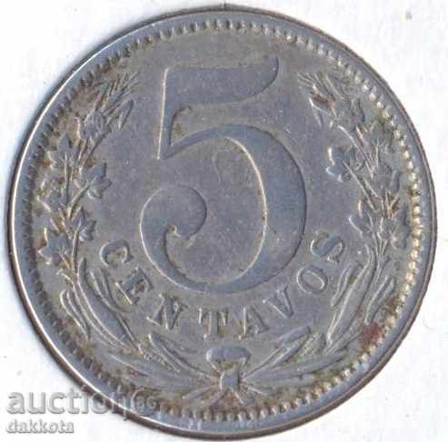 Κολομβία 5 centavos 1886