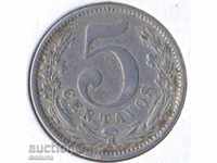 Columbia 5 centavos 1886
