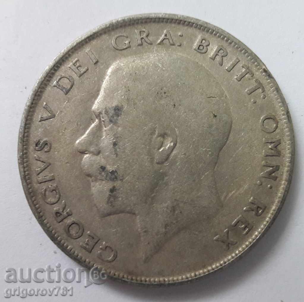 1/2 Crown Argint 1921 - Marea Britanie - monedă din argint 1
