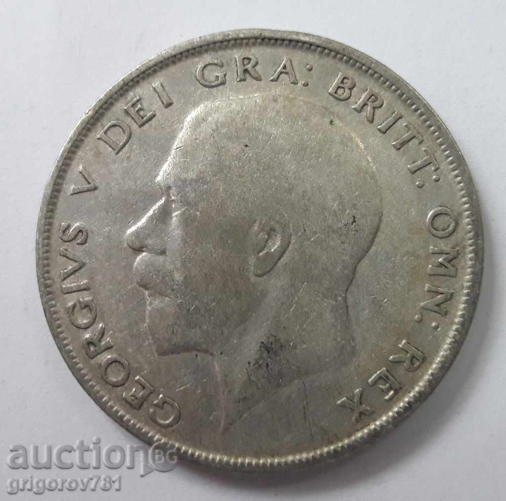 1/2 Краун сребро 1921 - Великобритания - сребърна монета 3