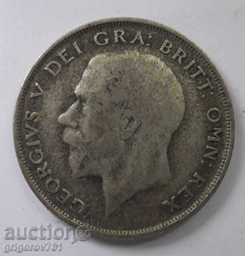 1/2 Crown 1921 ασημί - Ηνωμένο Βασίλειο - ασημένιο νόμισμα 9