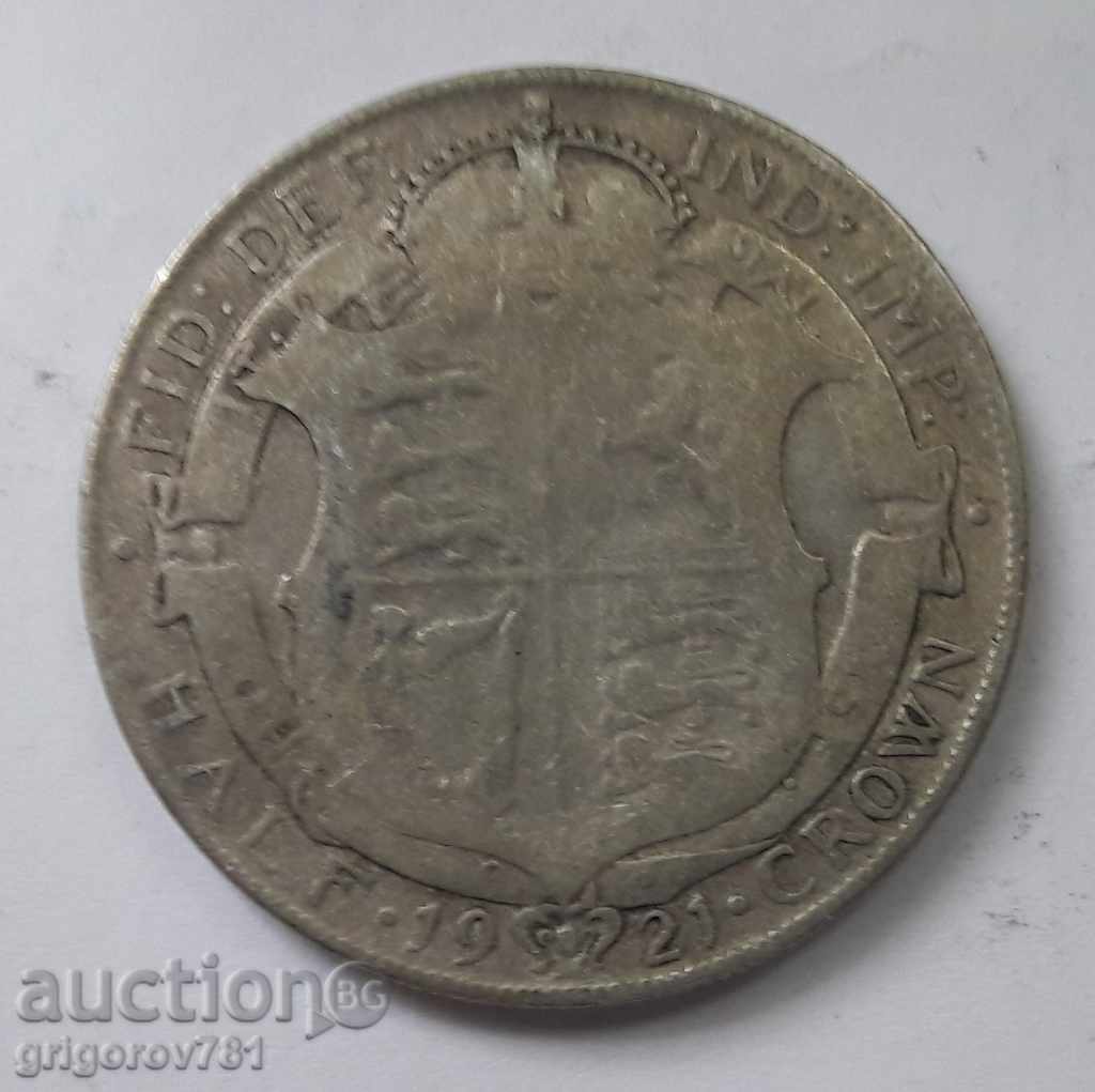 1/2 Crown Silver 1921 - Μεγάλη Βρετανία - Ασημένιο νόμισμα 11 με τιμή € 10.23 | 20.01 BGN