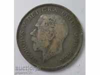 1/2 Coroană Argint 1921 - Marea Britanie - Monedă de argint 12