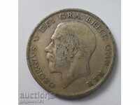 1/2 Coroană Argint 1921 - Marea Britanie - Monedă de argint 14
