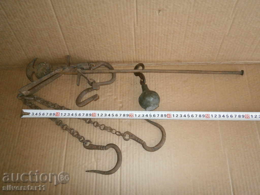 Delivery of old Turkish scales with pear