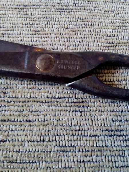 Old scissors P.D.WITTING SOLINGEN - 5