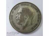 1/2 Crown 1923 de argint - Marea Britanie - 4 monede de argint