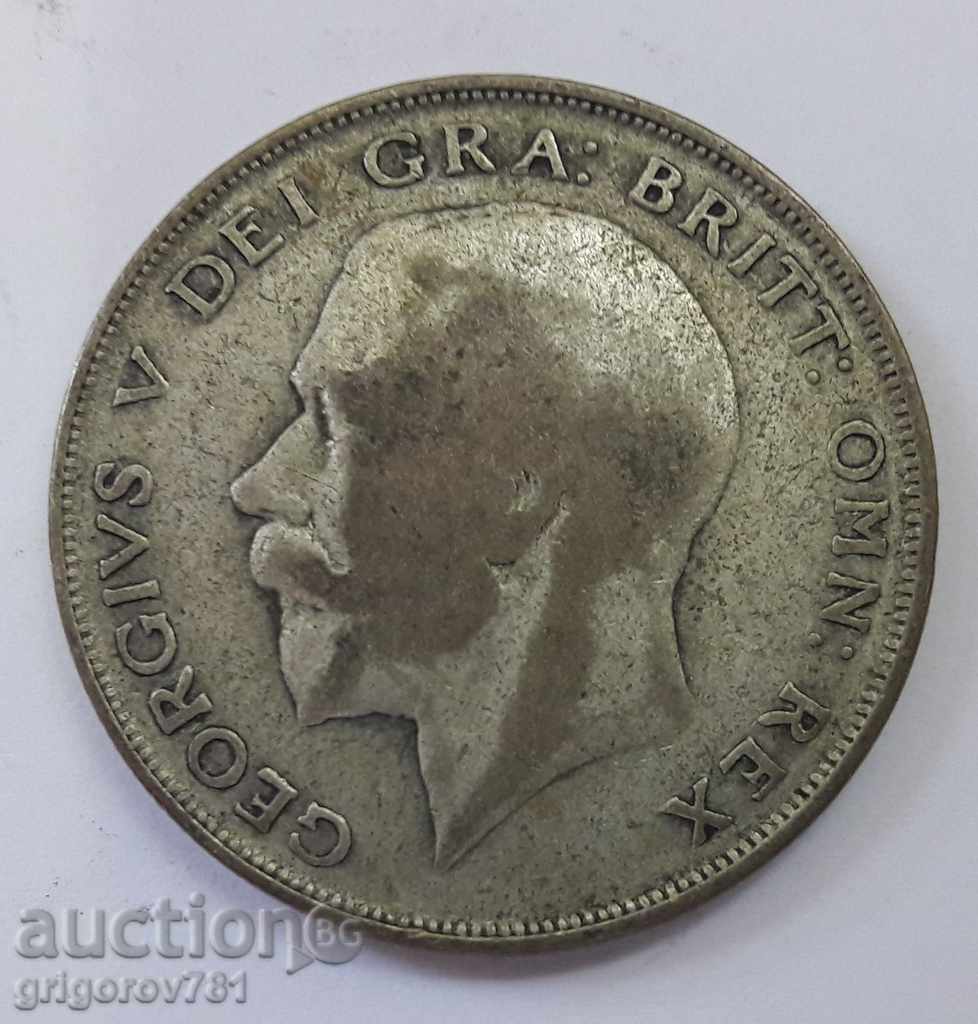 1/2 Краун сребро 1923 - Великобритания - сребърна монета 9