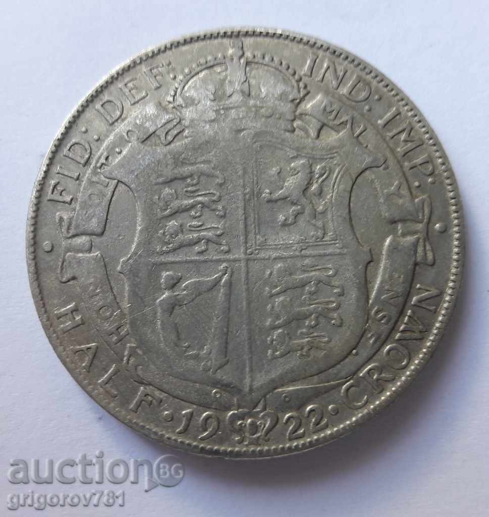1/2 Crown silver 1922 - United Kingdom - silver coin 1 with price € 10.23 | 20.01 BGN