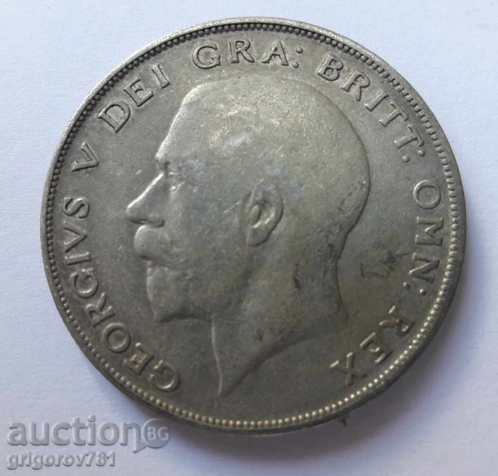 1/2 Crown Argint 1922 - Marea Britanie - monedă din argint 1
