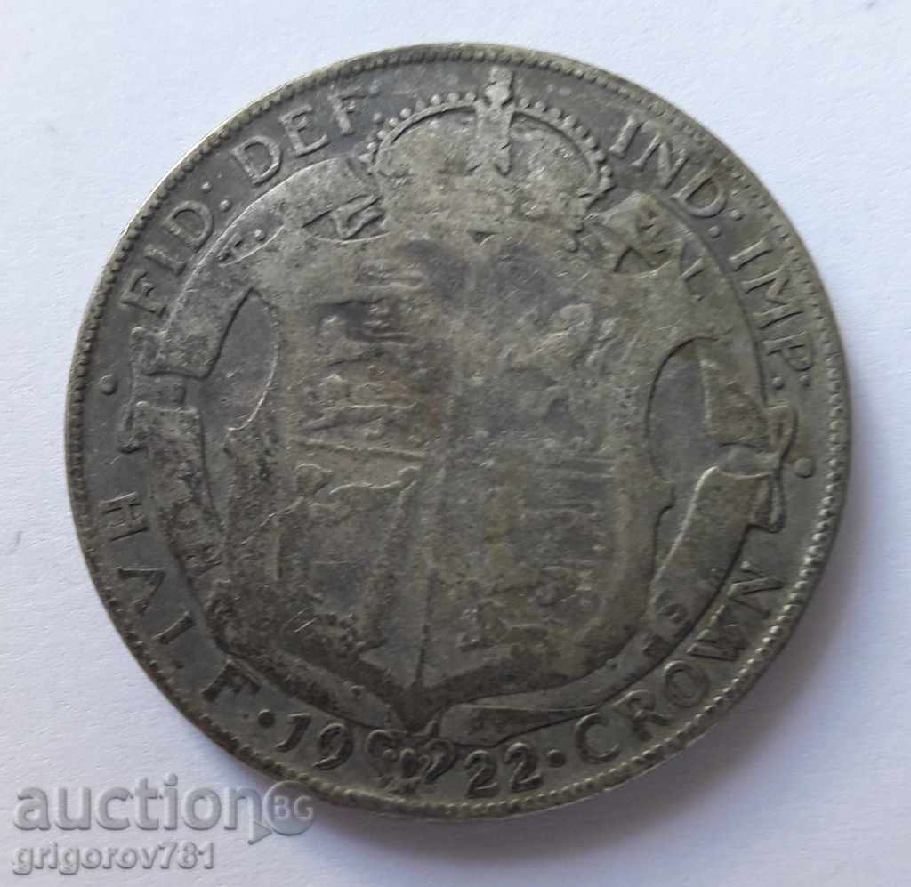 1/2 Краун сребро 1922 - Великобритания - сребърна монета 3 с цена € 10.23 | 20.01 лв.
