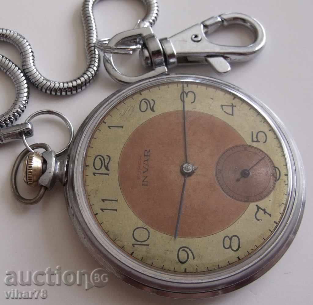 Licitație ceas de buzunar-invar