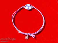 Violet silver bracelet.