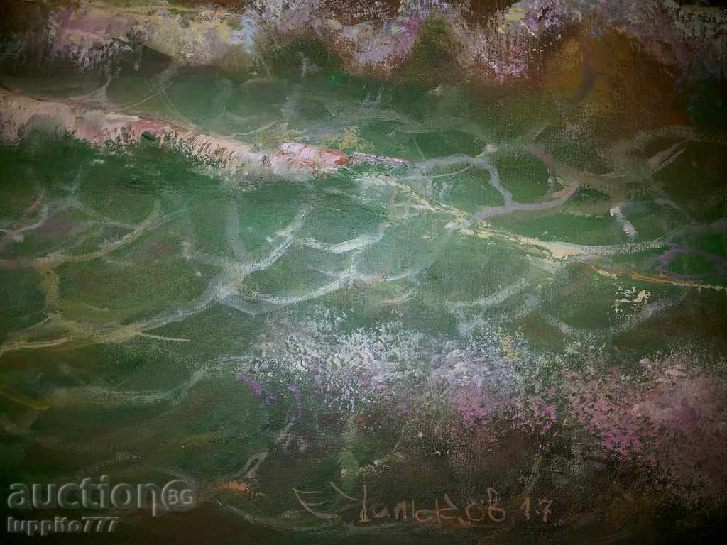 Auction  painting - oil - canvas