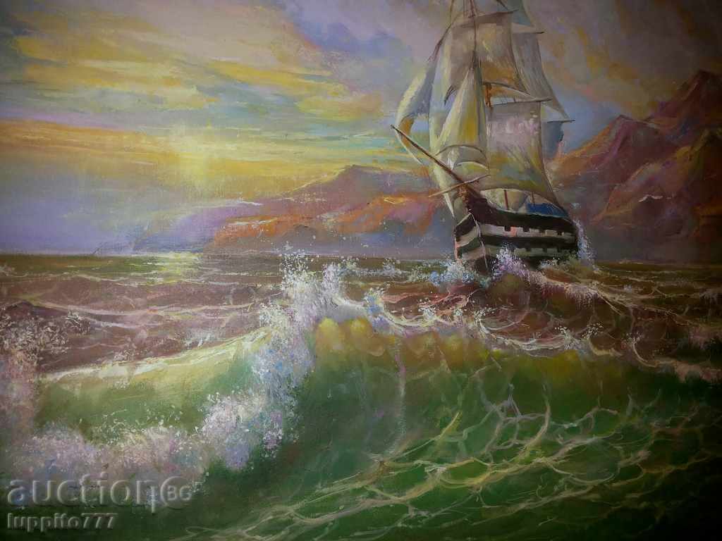 Delivery of painting - oil - canvas