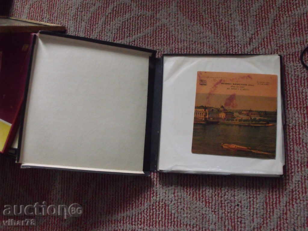 5 record-gramophone records with a box of Boris Hristov-set - 6 5 record-gramophone records with a box of Boris Hristov-set - 6