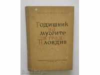 A yearbook of the museums in Plovdiv. Volume 3 1960