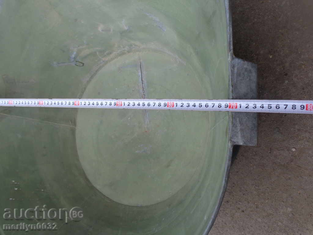 Galvanized steel legendary tub, household vessel - 7 Galvanized steel legendary tub, household vessel - 7