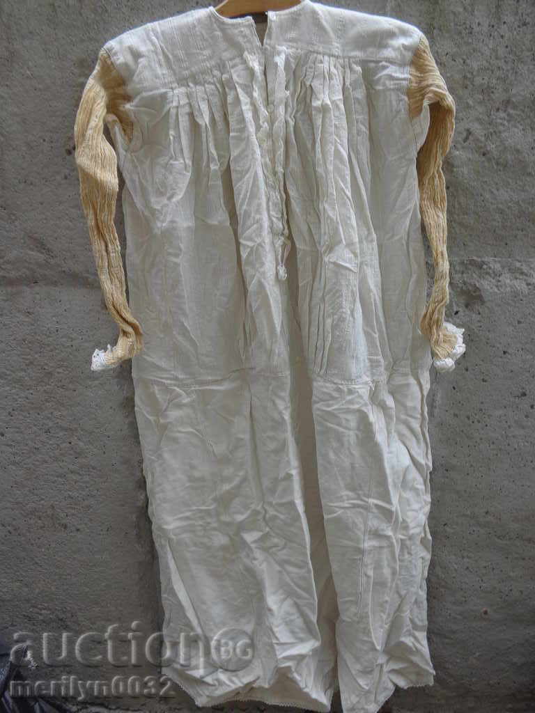 Πουκάμισο κέντημα δαντέλα ούγια προίκα κοστούμι φόρεμα