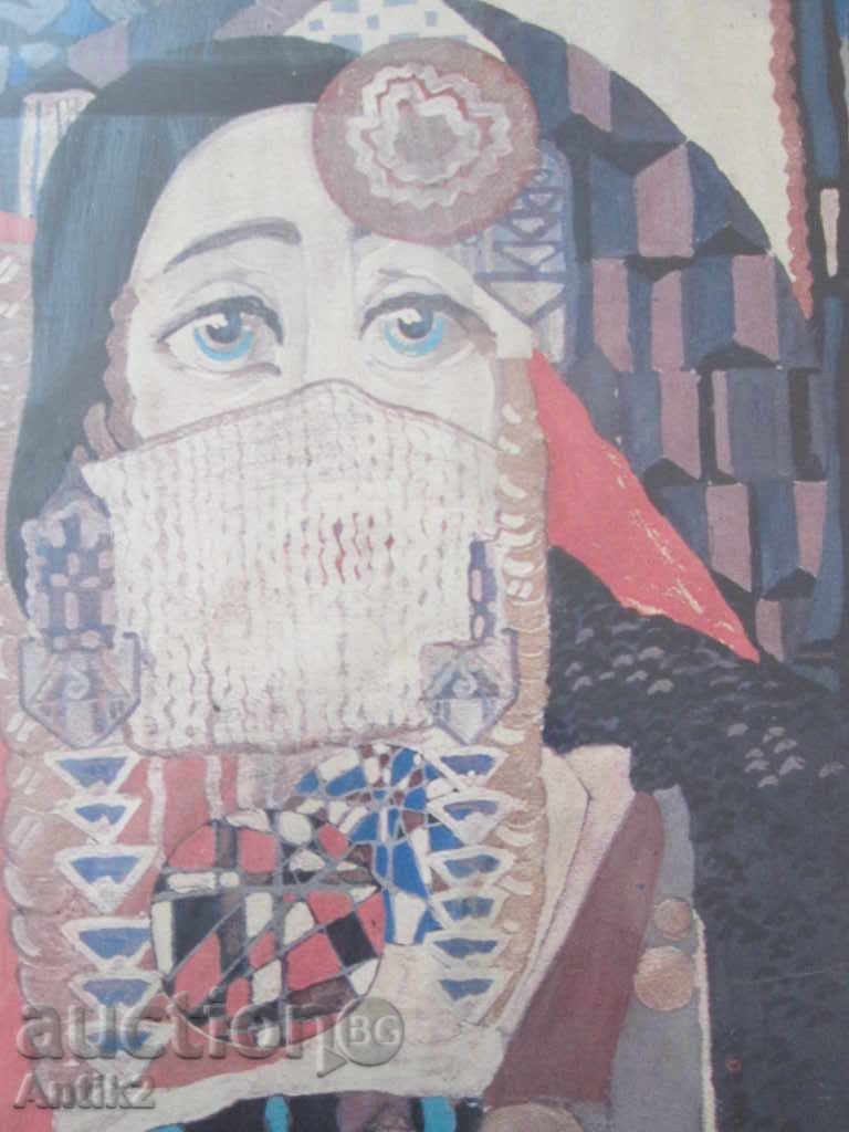 Auction  Old reproduction of Ivan Milev in a frame