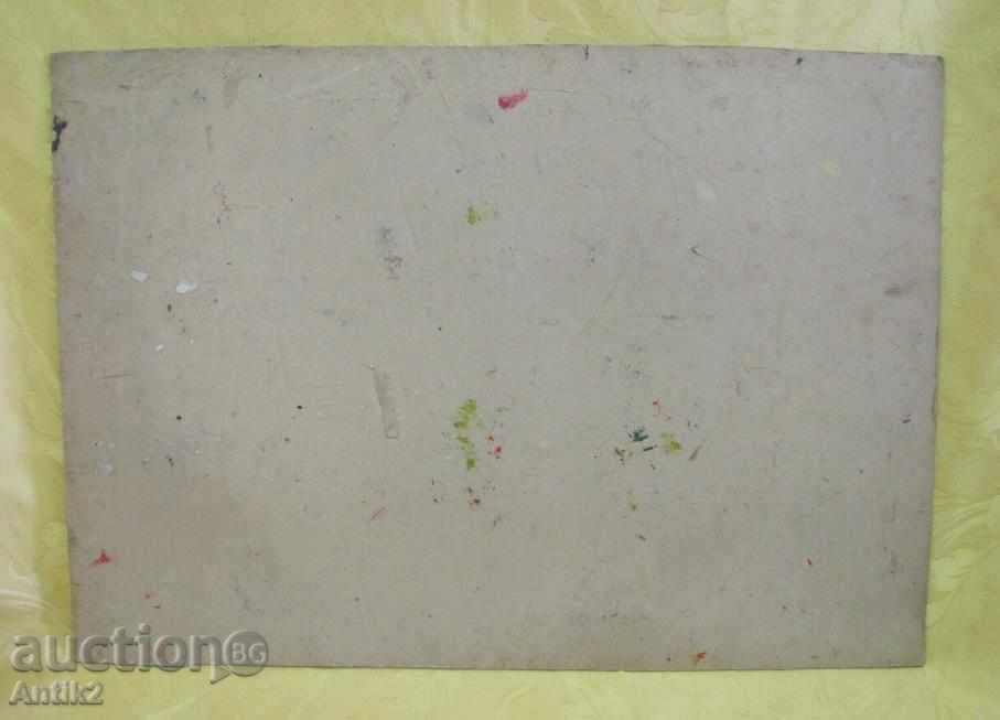 Original very old painting oil, still life - 6 Original very old painting oil, still life - 6