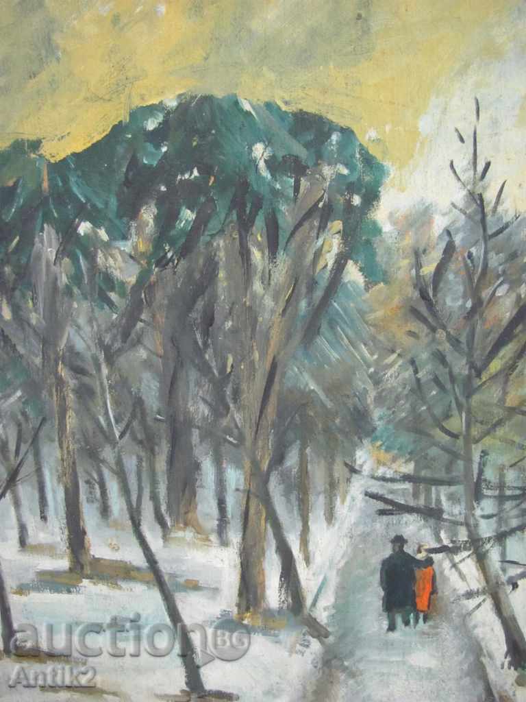 Original very old oil painting, landscape with price 49.00 BGN | € 25.05