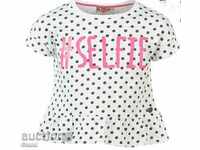 Children's Lee Cooper size 13 T-shirt in white and black dots, but
