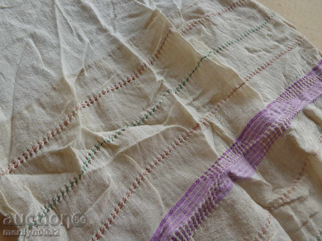 An old hand-woven cloth embroidery - 7 An old hand-woven cloth embroidery - 7
