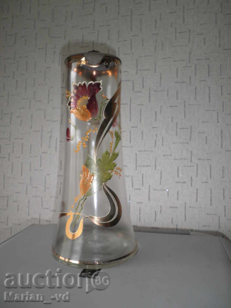 Antique ποτήρι ζωγραφισμένα στο χέρι κανάτα - 5 Antique ποτήρι ζωγραφισμένα στο χέρι κανάτα - 5