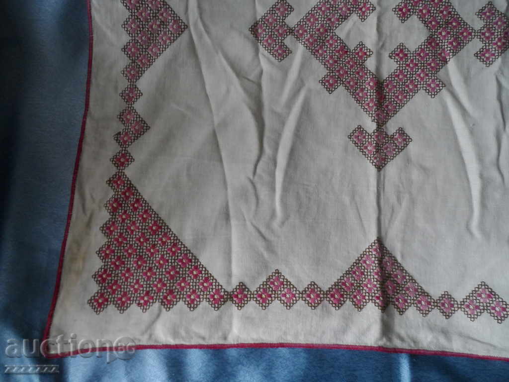 Delivery of hand embroidered check Delivery of hand embroidered check