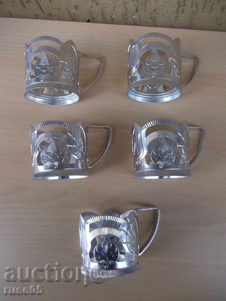 Podstakani 5 buc. sovietic - 5 Podstakani 5 buc. sovietic - 5