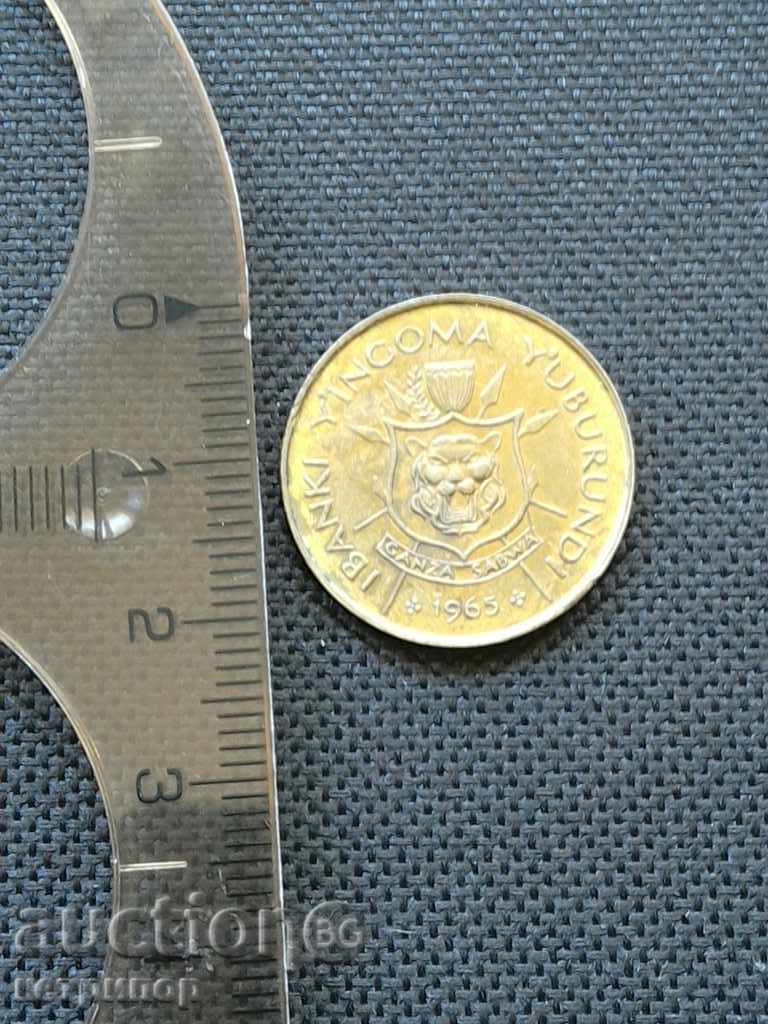 1 φράγκο 1965. Μπουρούντι με τιμή 19.00 BGN | € 9.71 1 φράγκο 1965. Μπουρούντι με τιμή 19.00 BGN | € 9.71
