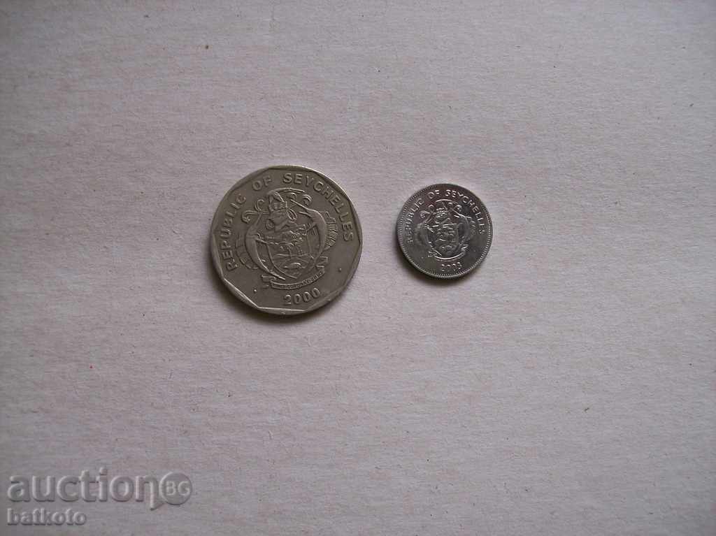 Lot coins Seychelles with price 4.00 BGN | € 2.05